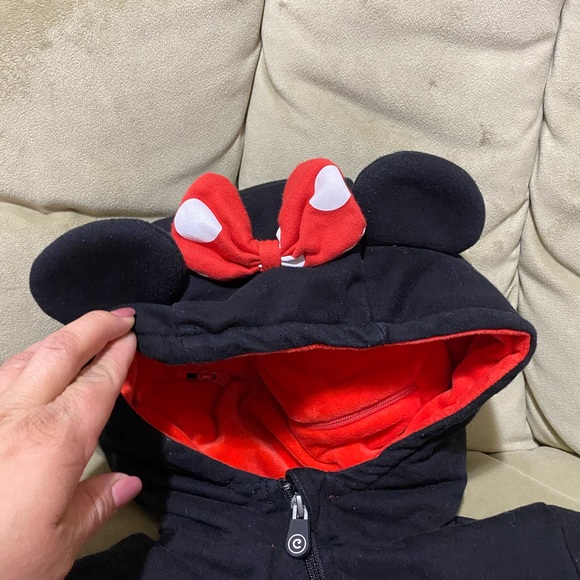 Disney Cubcoats Minnie Mouse Zip-Up Hoodie 2 years - Picture 3 of 9
